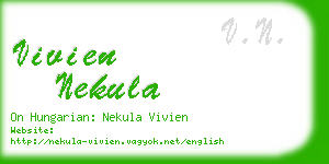 vivien nekula business card